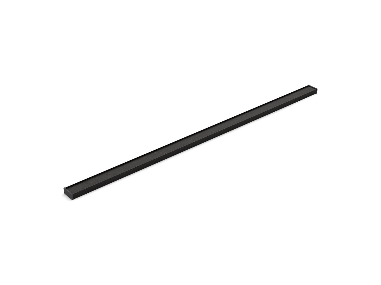 2-1/2" x 60" linear drain grate with tile-in panel