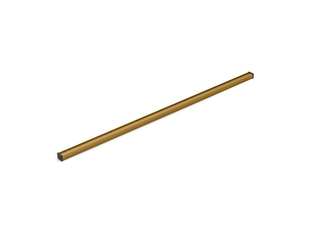 1-1/4" x 48" linear drain grate with tile-in panel