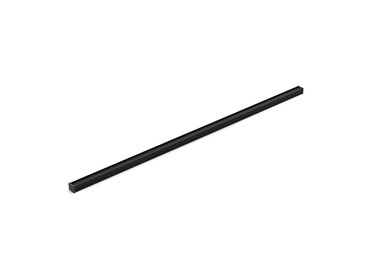 1-1/4" x 48" linear drain grate with tile-in panel
