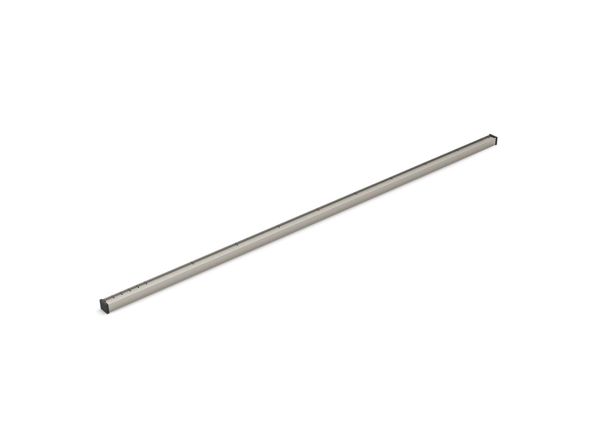 1-1/4" x 60" linear drain grate with tile-in panel