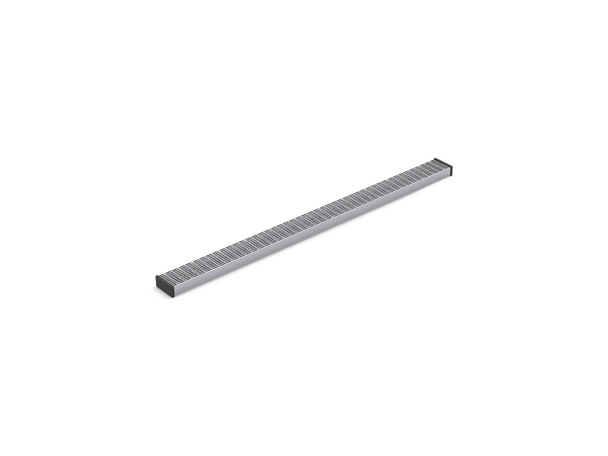 2-1/2" x 36" linear drain grate with lattice pattern