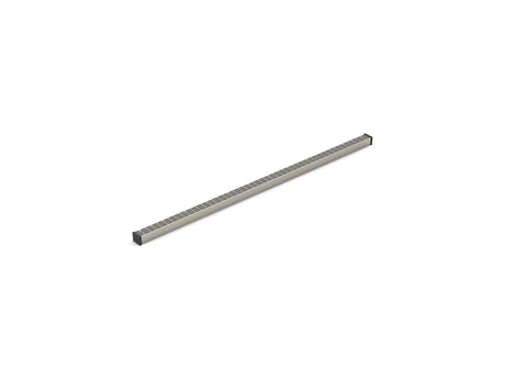 2-1/2" x 48" linear drain grate with lattice pattern