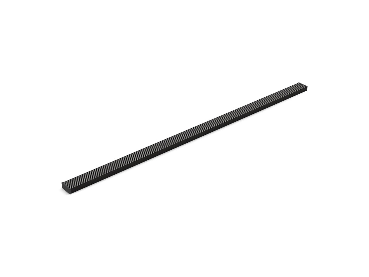 2-1/2" x 60" linear drain grate with lattice pattern