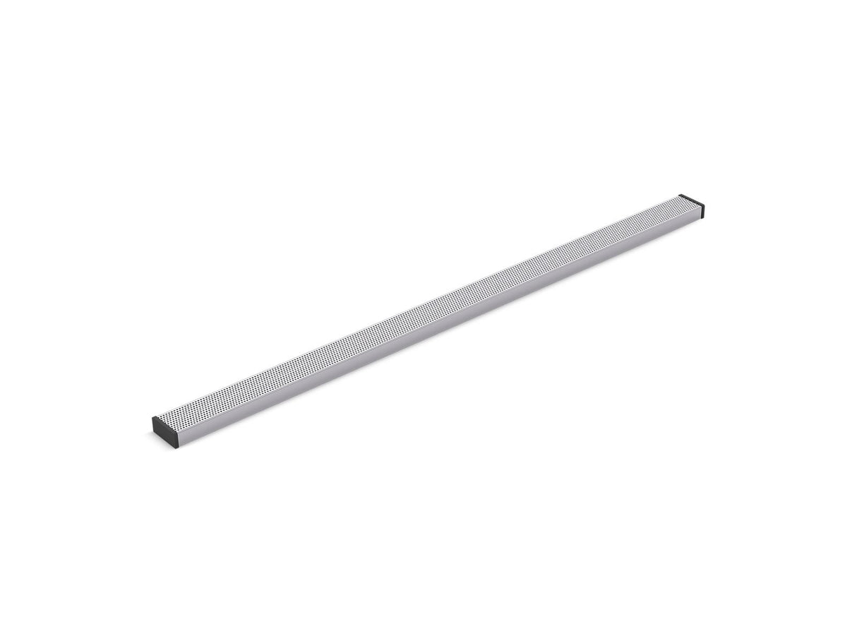 2-1/2" x 48" linear drain grate with perforated pattern