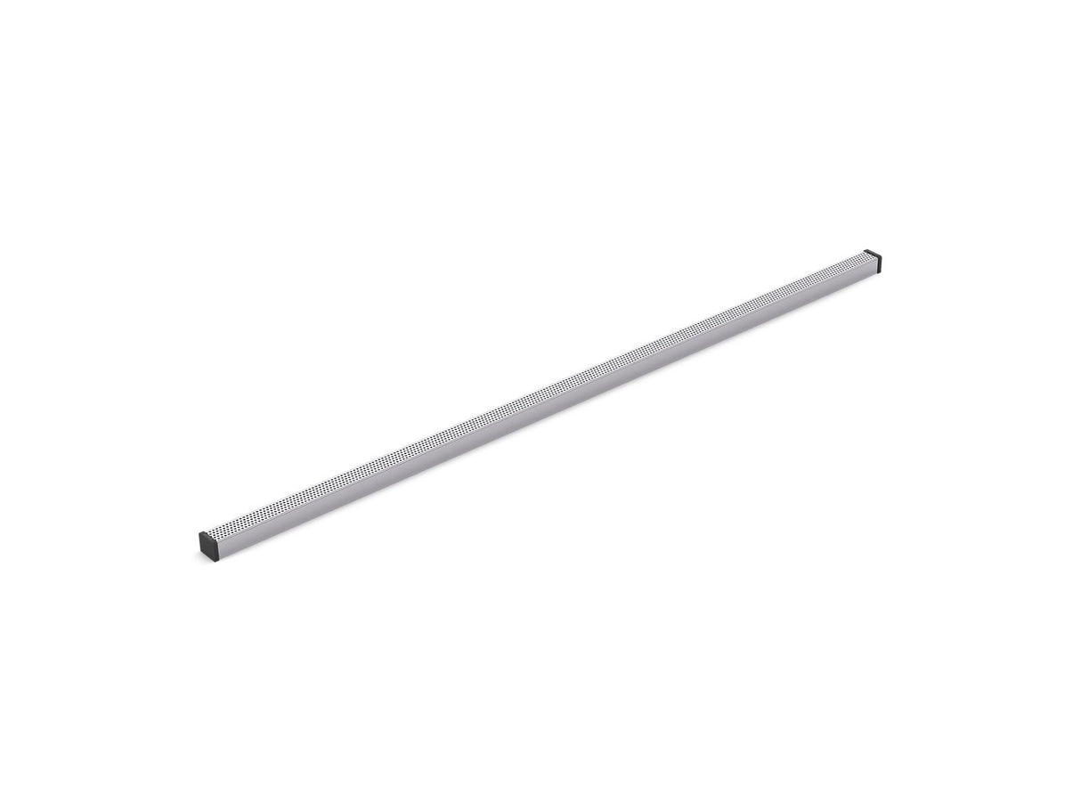 1-1/4" x 48" linear drain grate with perforated pattern