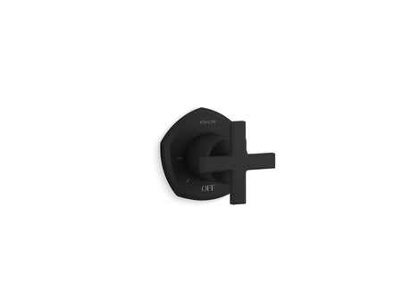 Occasion® MasterShower® volume control valve trim with cross handle