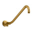 Gooseneck Rainhead arm with 2-way diverter