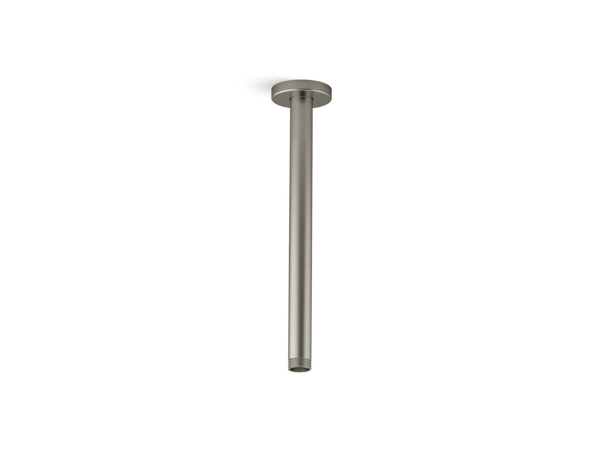 Statement® 12" ceiling-mount single-function rainhead arm and flange