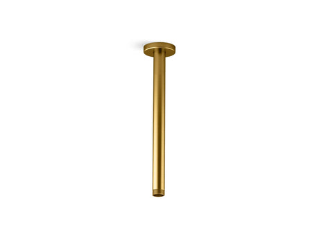 Statement® 12" ceiling-mount single-function rainhead arm and flange