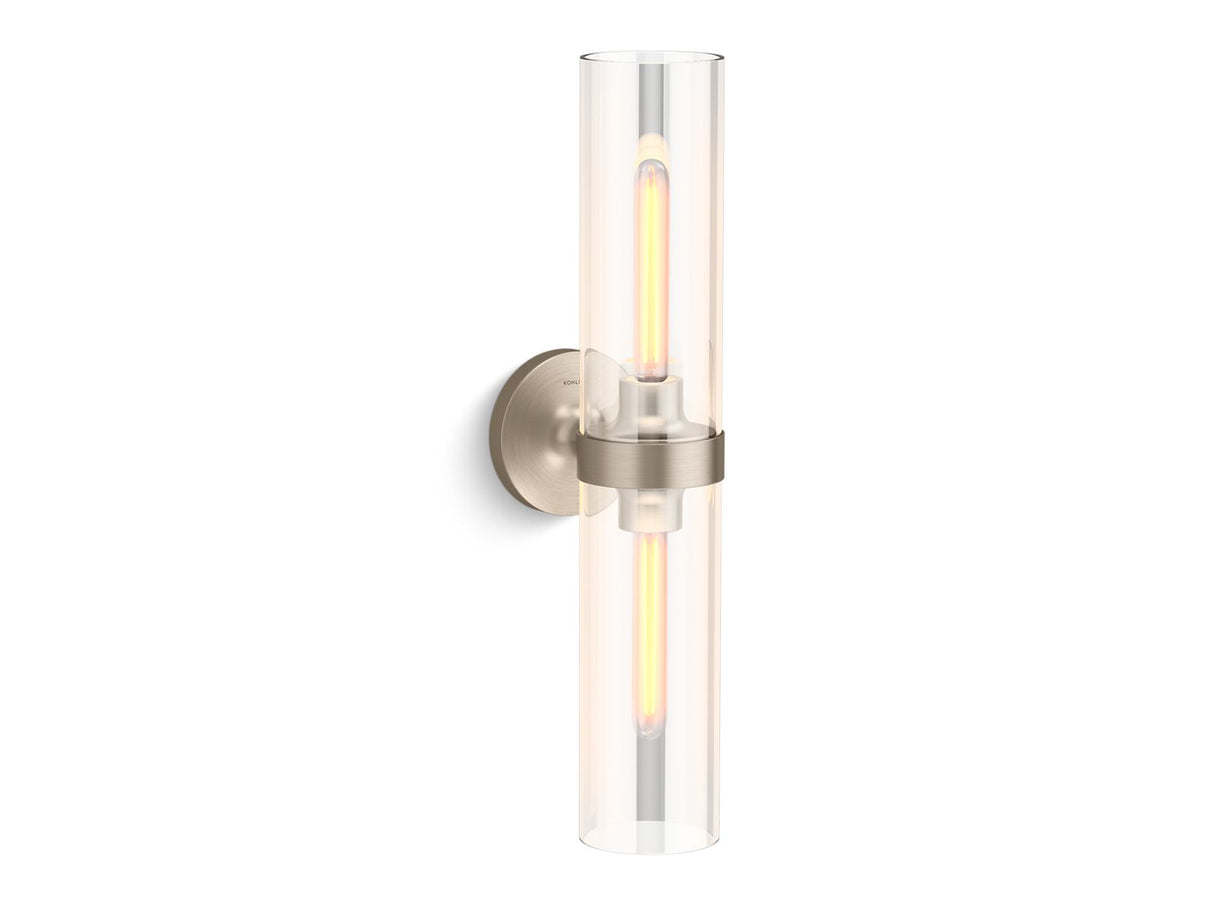 Purist® Two-light sconce
