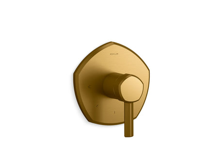 Occasion® MasterShower® temperature control valve trim with lever handle