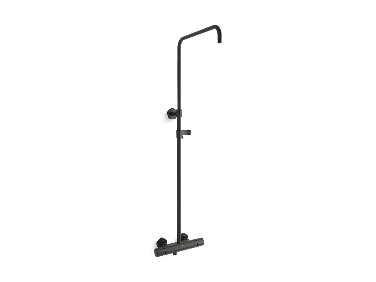 Occasion® Two-way exposed thermostatic valve and shower column kt