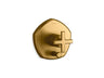 Occasion® Rite-Temp® valve trim with push-button diverter and cross handle