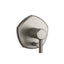 Occasion® Rite-Temp® valve trim with push-button diverter and lever handle