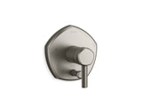Occasion® Rite-Temp® valve trim with push-button diverter and lever handle