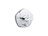 Occasion® Rite-Temp® valve trim with push-button diverter and cross handle