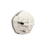 Occasion® Rite-Temp® valve trim with push-button diverter and cross handle