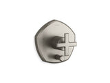 Occasion® Rite-Temp® valve trim with push-button diverter and cross handle