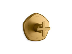 Occasion® Rite-Temp® valve trim with cross handle