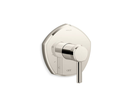 Occasion® Rite-Temp® valve trim with lever handle