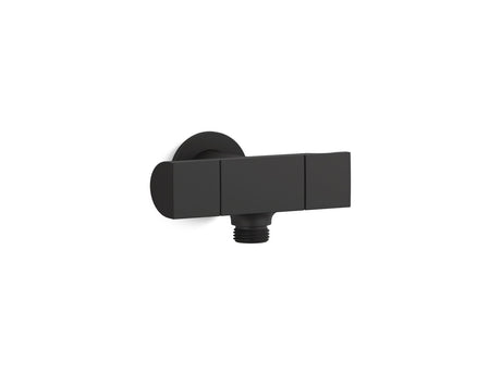 Exhale® Wall-mount handshower holder with supply elbow and volume control