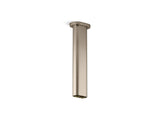 Statement® 10" ceiling-mount two-function rainhead arm and flange