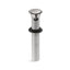 Clicker drain with overflow