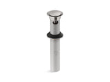 Clicker drain with overflow