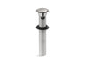 Clicker drain with overflow