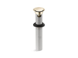 Clicker drain with overflow