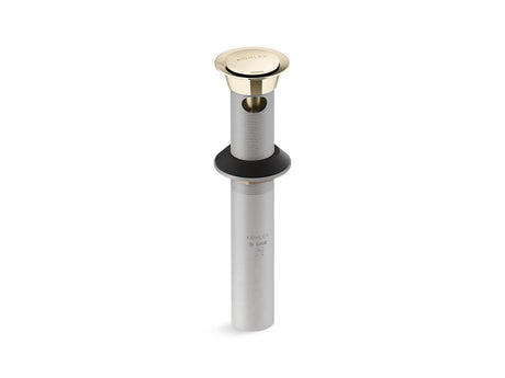 Clicker drain with overflow