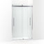 Levity® Plus 44-5/8"-47-5/8" W x 77.53" H bypass shower door with 5/16"-thick Crystal Clear glass