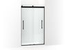 Levity® Plus 44-5/8"-47-5/8" W x 77.53" H bypass shower door with 5/16"-thick Crystal Clear glass
