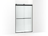 Levity® Plus 44-5/8"-47-5/8" W x 77.53" H bypass shower door with 5/16"-thick Crystal Clear glass