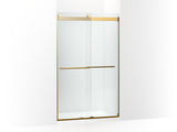 Levity® Plus 44-5/8"-47-5/8" W x 77.53" H bypass shower door with 5/16"-thick Crystal Clear glass