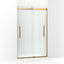 Levity® Plus 44-5/8"-47-5/8" W x 77.53" H bypass shower door with 5/16"-thick Crystal Clear glass