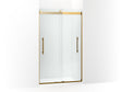 Levity® Plus 44-5/8"-47-5/8" W x 77.53" H bypass shower door with 5/16"-thick Crystal Clear glass