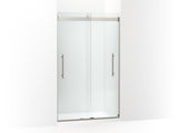 Levity® Plus 44-5/8"-47-5/8" W x 77.53" H bypass shower door with 5/16"-thick Crystal Clear glass