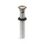Clicker drain with overflow