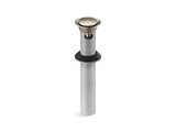 Clicker drain with overflow