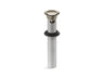Clicker drain with overflow