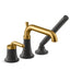 Tone™ Deck-mount bath faucet with handshower