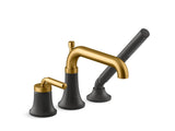Tone™ Deck-mount bath faucet with handshower