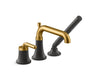 Tone™ Deck-mount bath faucet with handshower