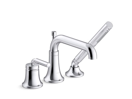 Tone™ Deck-mount bath faucet with handshower