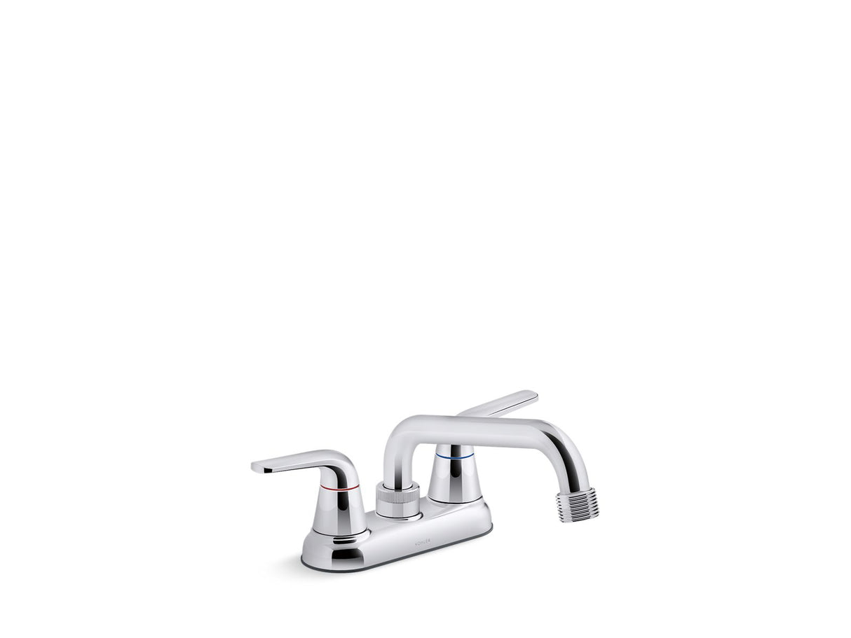 Jolt® Two-handle laundry and utility sink faucet with 3/4" threaded GHT spout