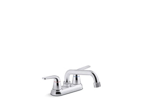 Jolt® Two-handle laundry and utility sink faucet with 3/4" threaded GHT spout