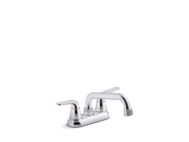 Jolt® Two-handle laundry and utility sink faucet with 3/4" threaded GHT spout