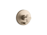 Composed® Rite-Temp® valve trim with push-button diverter and cross handle