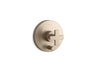 Composed® Rite-Temp® valve trim with push-button diverter and cross handle